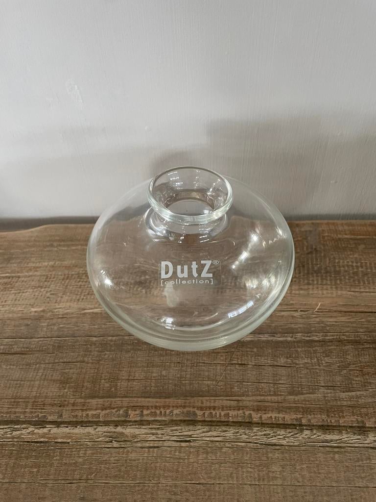 Dutz vaasje, Overige kleuren, Ophalen of Verzenden, Minder dan 50 cm, Glas