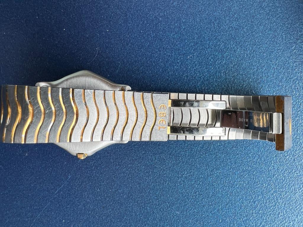 Ebel dames goud briljant staal  34 cm, Overige merken, Staal, Polshorloge, Ophalen of Verzenden