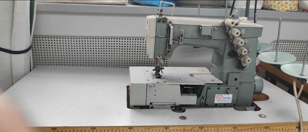 Kettingsteek dubbele naald Kansai Special - Goede staat, Overige merken, Gebruikt, Ophalen of Verzenden, Naaimachine