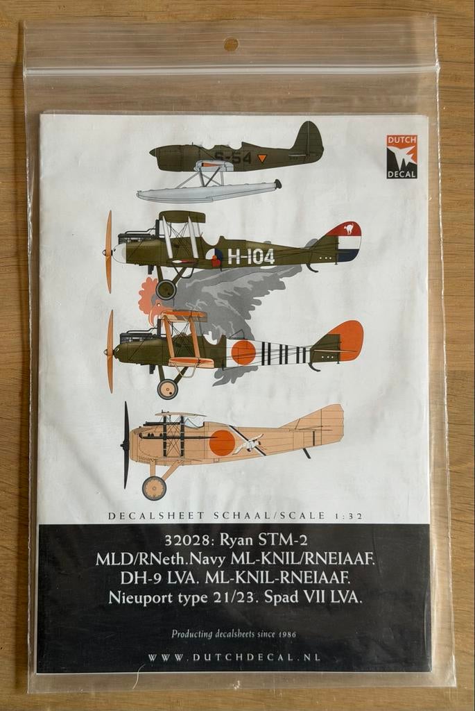 Dutch Decal 32028 (Zie omschrijving voor toestellen) + Bonus, Hobby en Vrije tijd, Modelbouw | Vliegtuigen en Helikopters, Ophalen of Verzenden