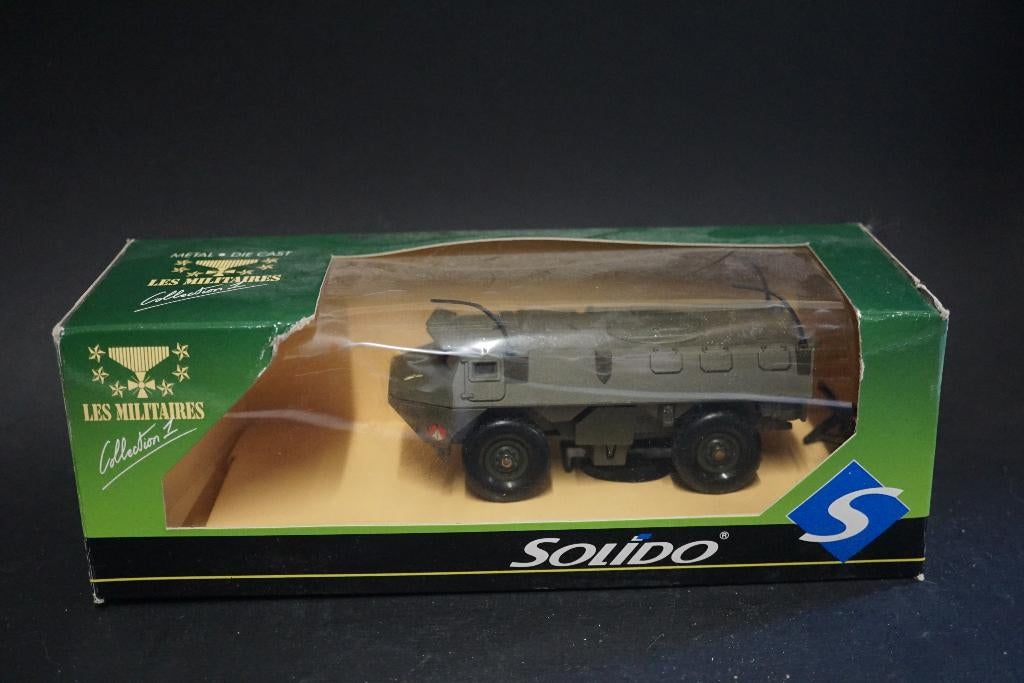 Solido Saviem pantserwagen - 1/50 - TOP, Ophalen of Verzenden, Zo goed als nieuw, Overige typen, Overige merken