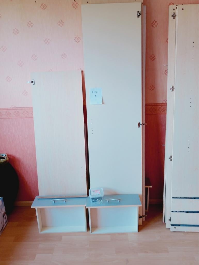 Kledingkast met 3 lades - B95cm x H205cm x D50cm, Huis en Inrichting, Kasten | Kledingkasten, Met deur(en), Overige materialen