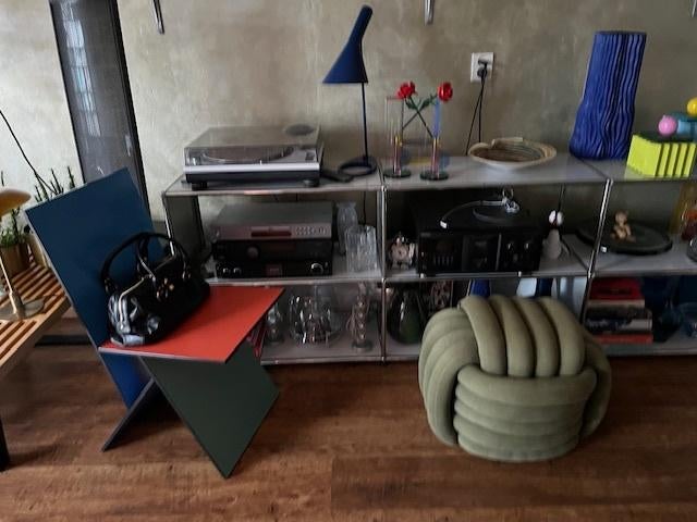 Mooie design Knot Poef Twist Westwing collection, Ophalen, Minder dan 50 cm, 125 cm of meer, Rond