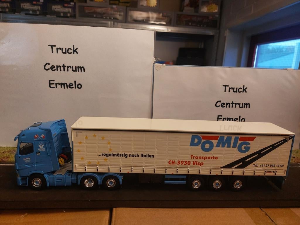 Domig
Renault T 6x2 sleepas met 3-assige schuifzeilen oplegg, Ophalen of Verzenden, Nieuw, Bus of Vrachtwagen, Tekno