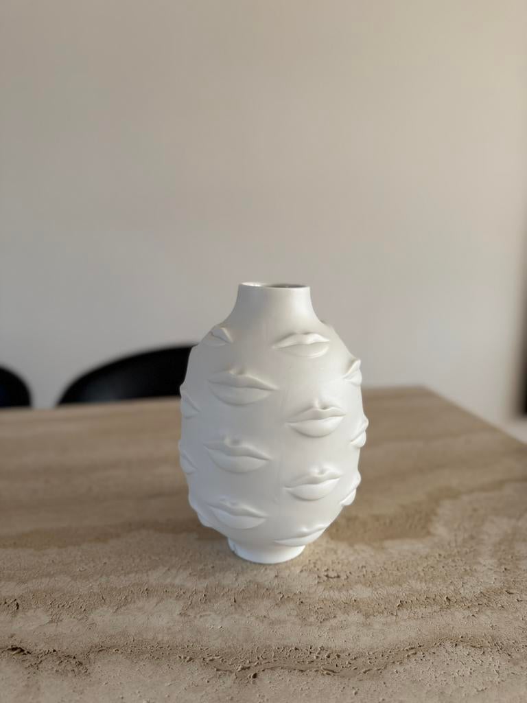 Jonathan adler vaas nieuw!!, Ophalen, Wit, Aardewerk of Porselein, Nieuw