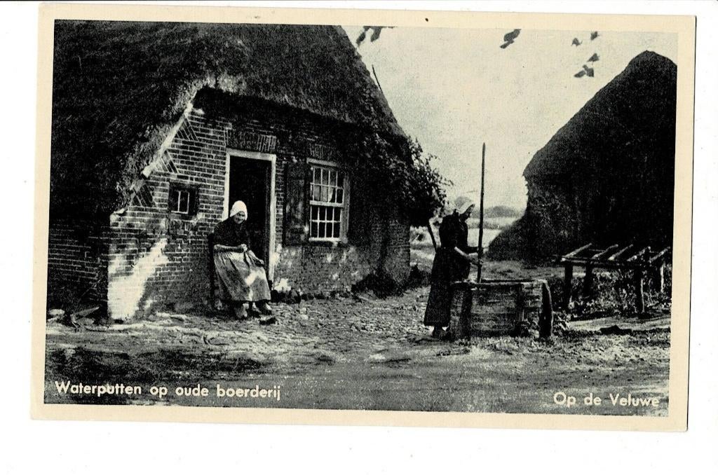Veluwe, boerderij, waterputten, Ophalen of Verzenden, 1940 tot 1960, Ongelopen, Gelderland