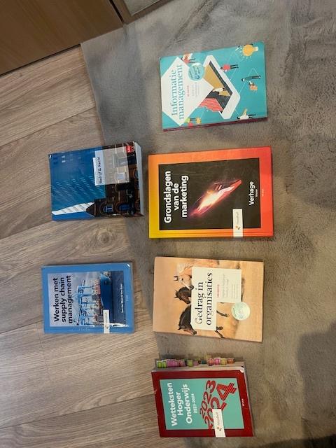 schoolboeken bedrijfskunde opleiding, Ophalen of Verzenden, Beta, Zo goed als nieuw, HBO