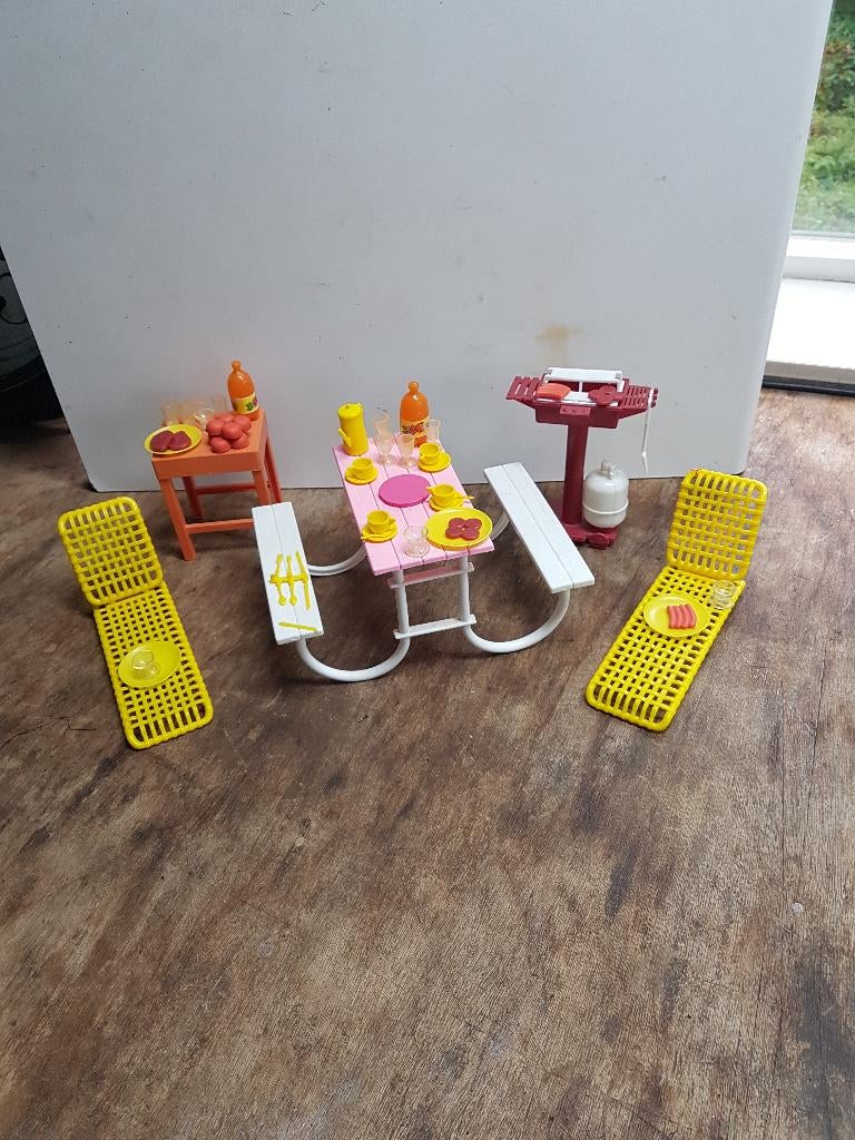 Barbie picknick set 1988., Ophalen of Verzenden, Zo goed als nieuw, Barbie