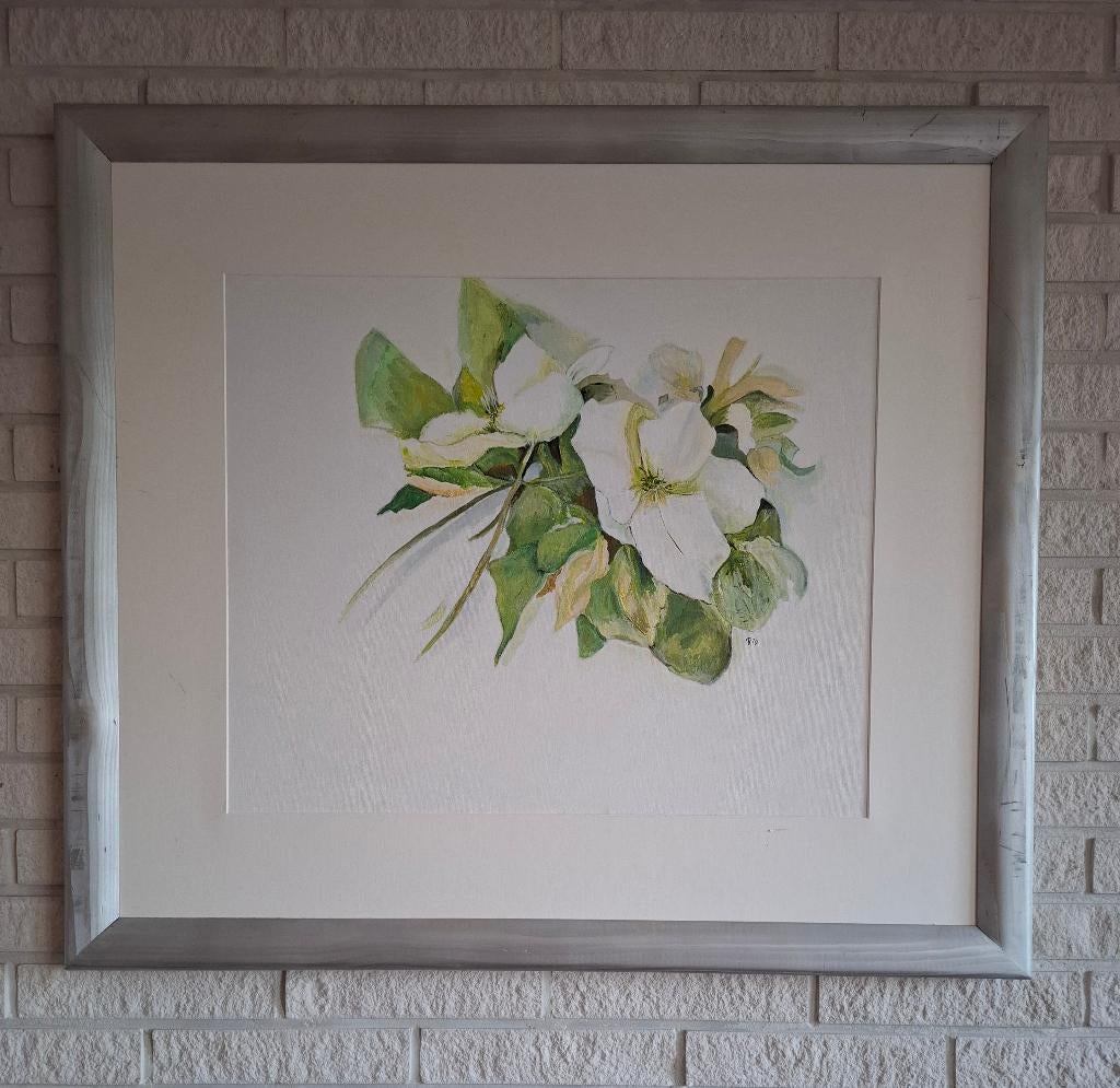 aquarel schilderij, Antiek en Kunst, Ophalen