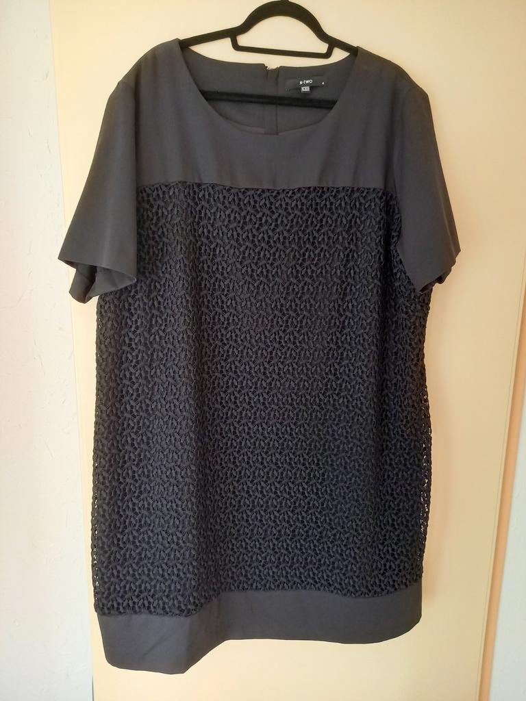 Zwarte Xtwo jurk, Kleding | Dames, Ophalen of Verzenden, Zo goed als nieuw, Zwart, Jurk