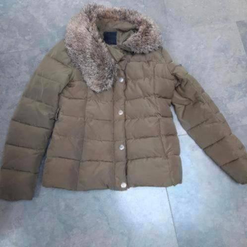Jas winter 152 maat 12 airforce, Verzenden, Zo goed als nieuw, Meisje, Jas