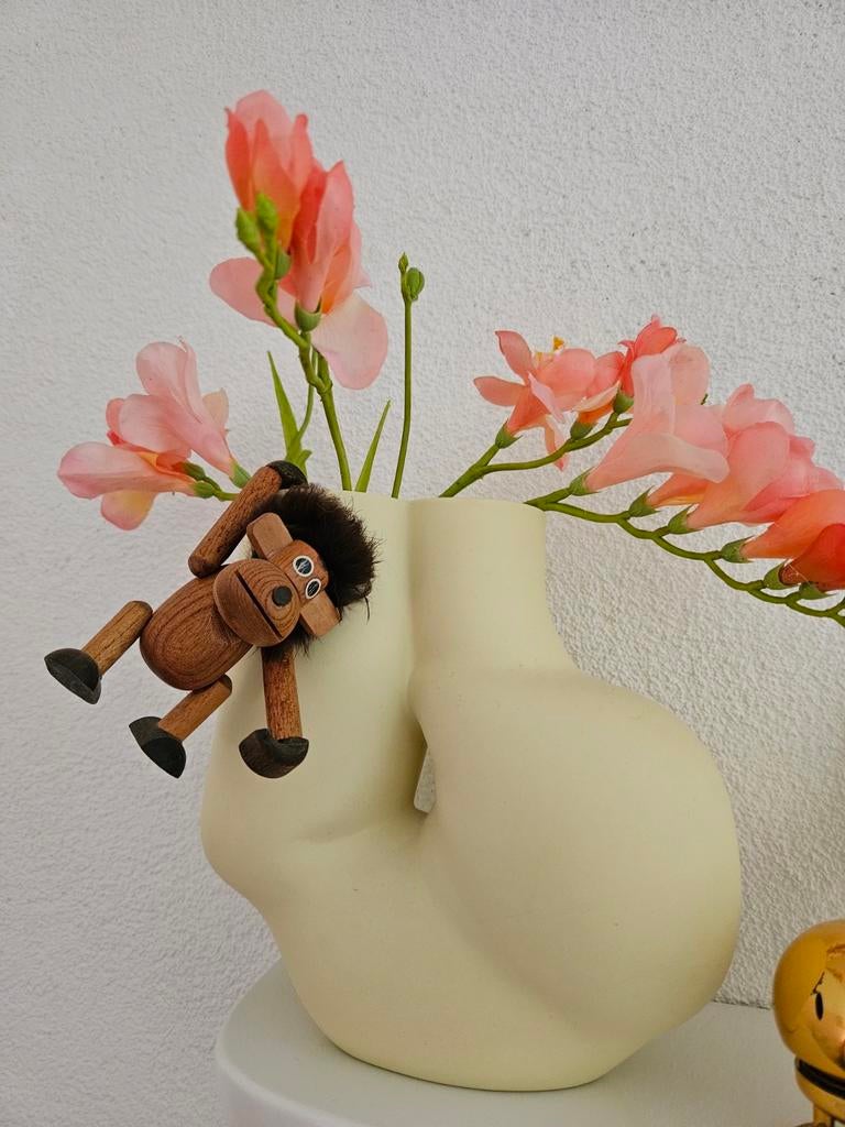 Deens design teakhouten hangaap, Antiek en Kunst, Ophalen of Verzenden