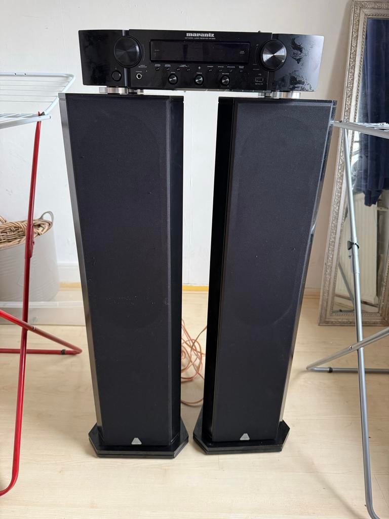 Driade 91 MK II Speakers met Marantz NR1606 Receiver, Audio, Tv en Foto, Luidsprekers, Overige merken, Gebruikt, Ophalen of Verzenden