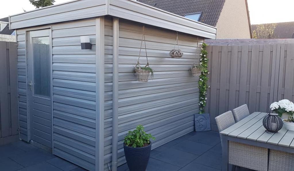 Kunststof panelen, tbv nieuw en/of bestaand tuinhuis, Minder dan 250 cm, Kunststof, Tuinhuis, Verzenden