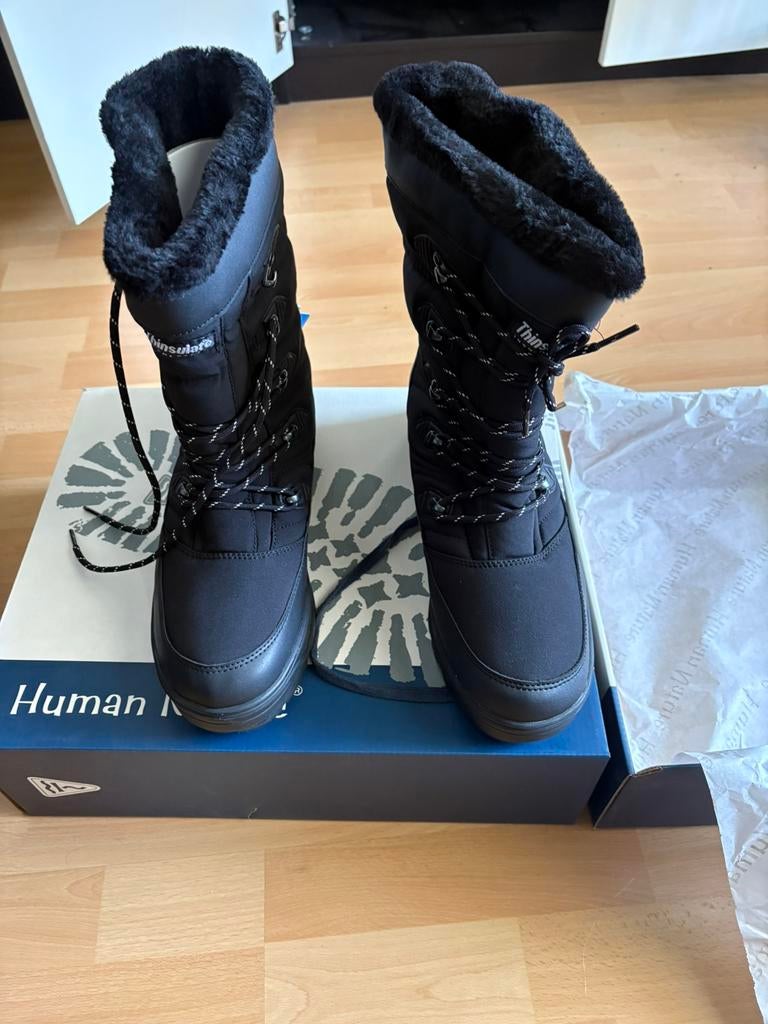 Snowboots Human Nature Nieuw maat 44, Ophalen, Zwart, Boots, Nieuw