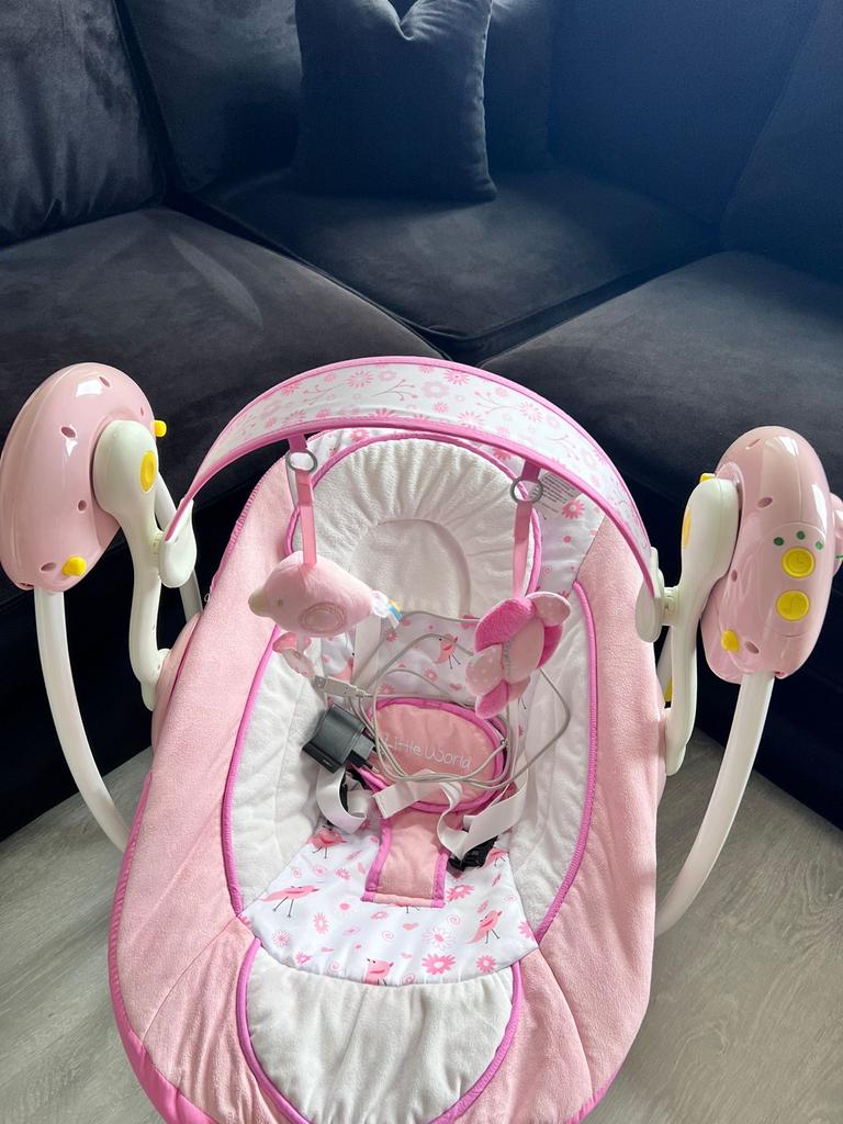 Roze Wipstoel - Zo goed als nieuw, Overige merken, Wipstoel, Ophalen of Verzenden, Met gordel(s) of riempje(s)