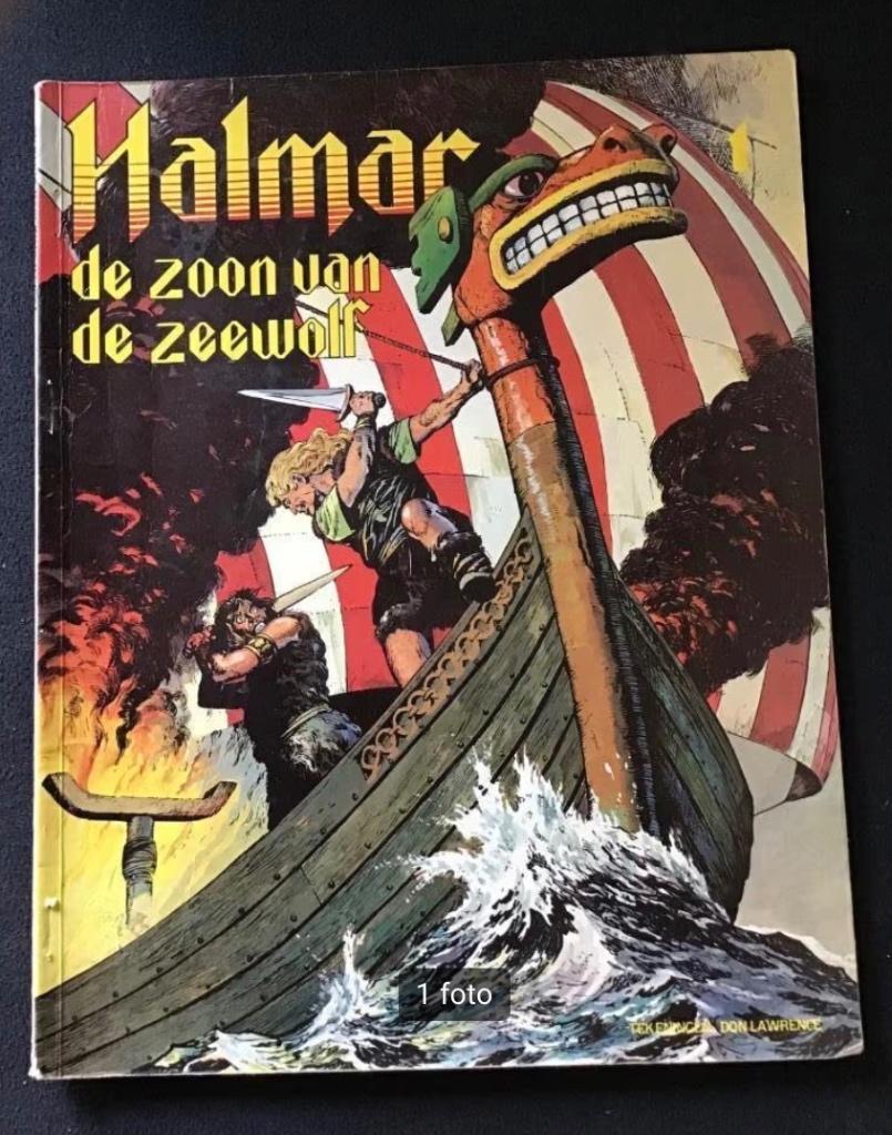 Halmar,de zoon van de zeewolf door Don Lawrence, Eén stripboek, Ophalen of Verzenden, Gelezen