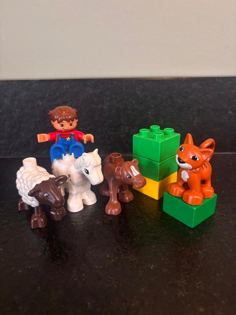 Duplo Boerderijdieren en Figuur, Ophalen of Verzenden, Gebruikt, Losse stenen, Duplo