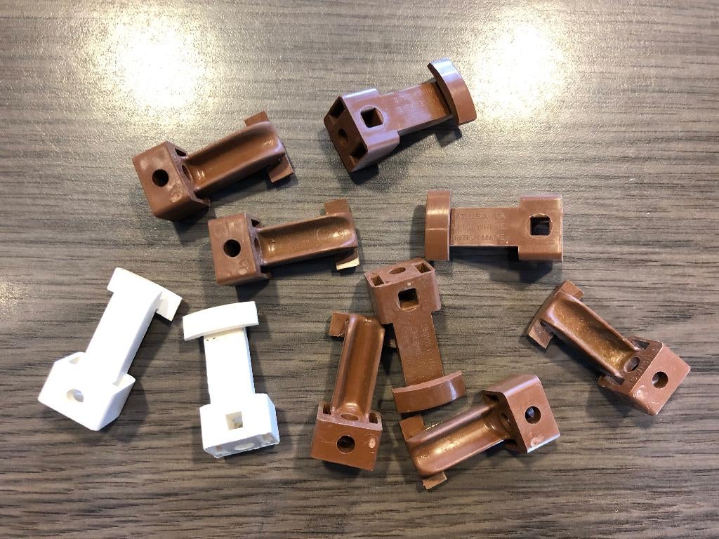 Swish Wandsteun / Plafondsteun voor Swishrail - bloksteun, Huis en Inrichting, Ophalen of Verzenden, Nieuw, Bruin, Minder dan 100 cm