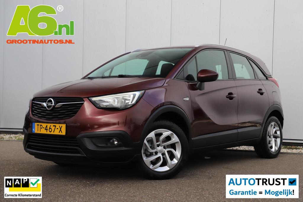 Opel Crossland X 1.2 Turbo Innovation 16 inch LMV Navigatie, Gebruikt, 1199 cc, Met garantie (alle), 49 €/maand