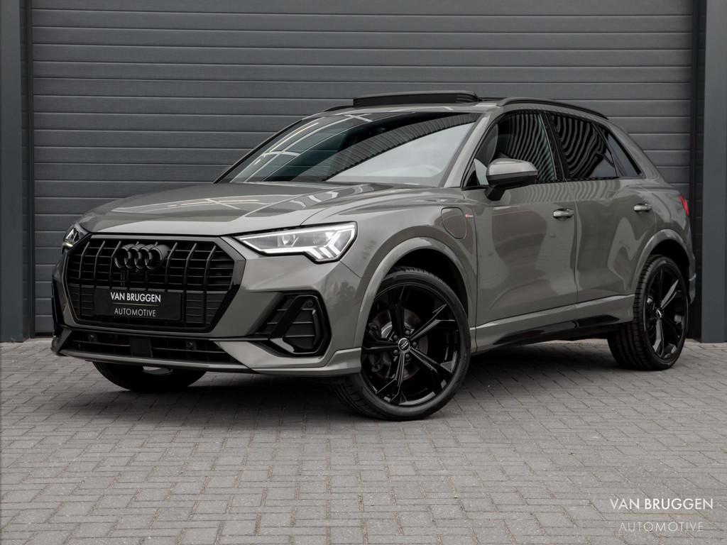 Audi Q3 45 TFSI e S-Line Pano 360 SONOS Leer Sfeer BTW Chron, Gebruikt, 13 kWh, SUV of Terreinwagen, Zilver of Grijs