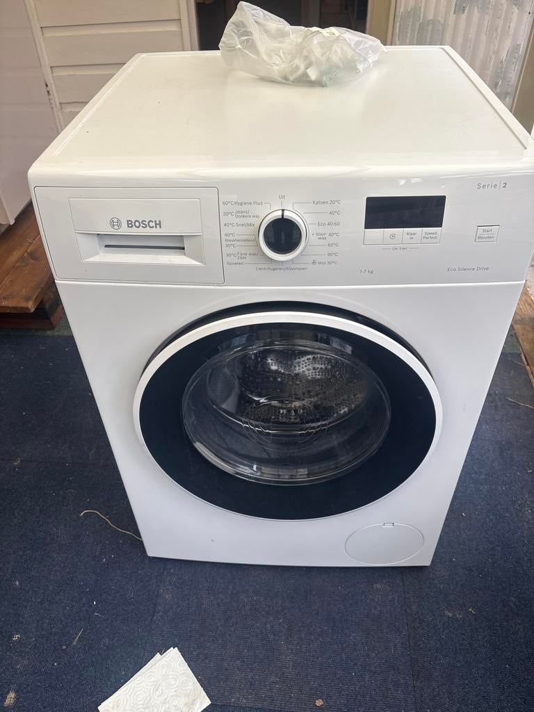 Te koop Bosch Serie 2 Wasmachine, Witgoed en Apparatuur, Wasmachines, Ophalen, Gebruikt, Voorlader, Kort programma