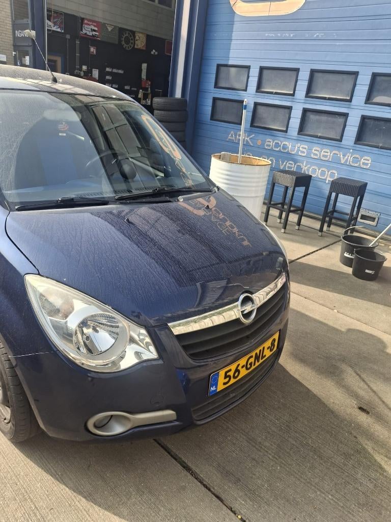 ** LOOP 0f SLOOP Opel Agila 1.2 16V 2008 Blauw **, Auto's, Voorwielaandrijving, Stof, 40 €/maand, 4 cilinders