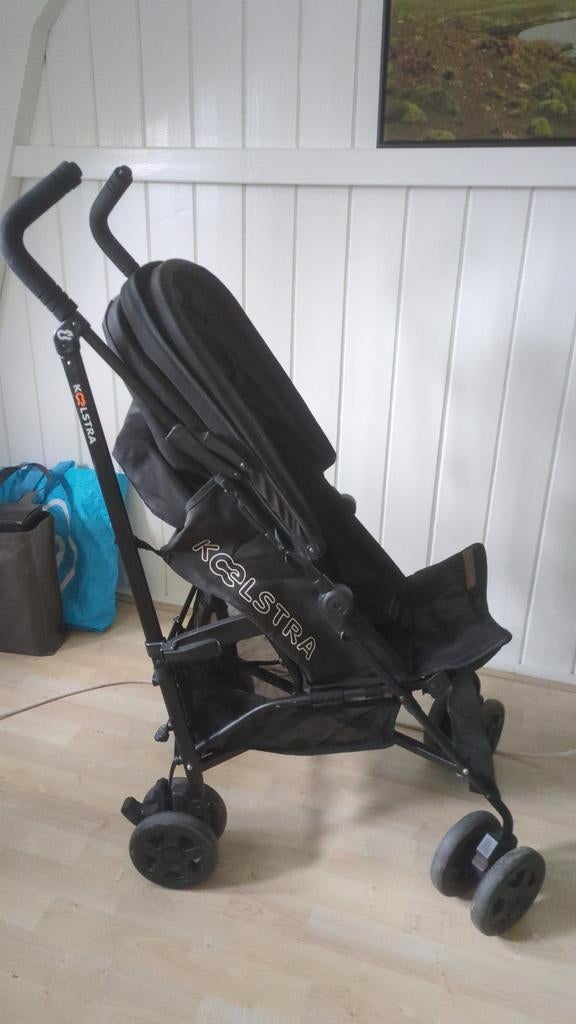 Zwarte Koelstra paraplu kinderwagen, Ophalen, Gebruikt, Overige merken