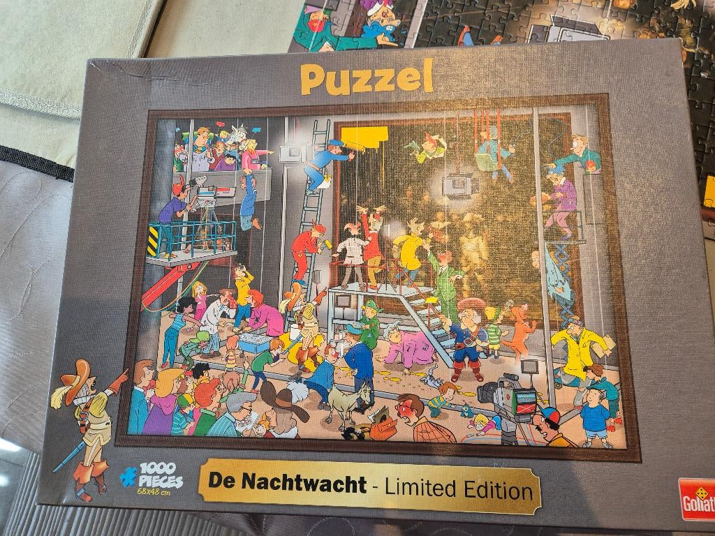 Goliath puzzel Nachtwacht, Hobby en Vrije tijd, Denksport en Puzzels, Ophalen of Verzenden, 500 t/m 1500 stukjes, Zo goed als nieuw