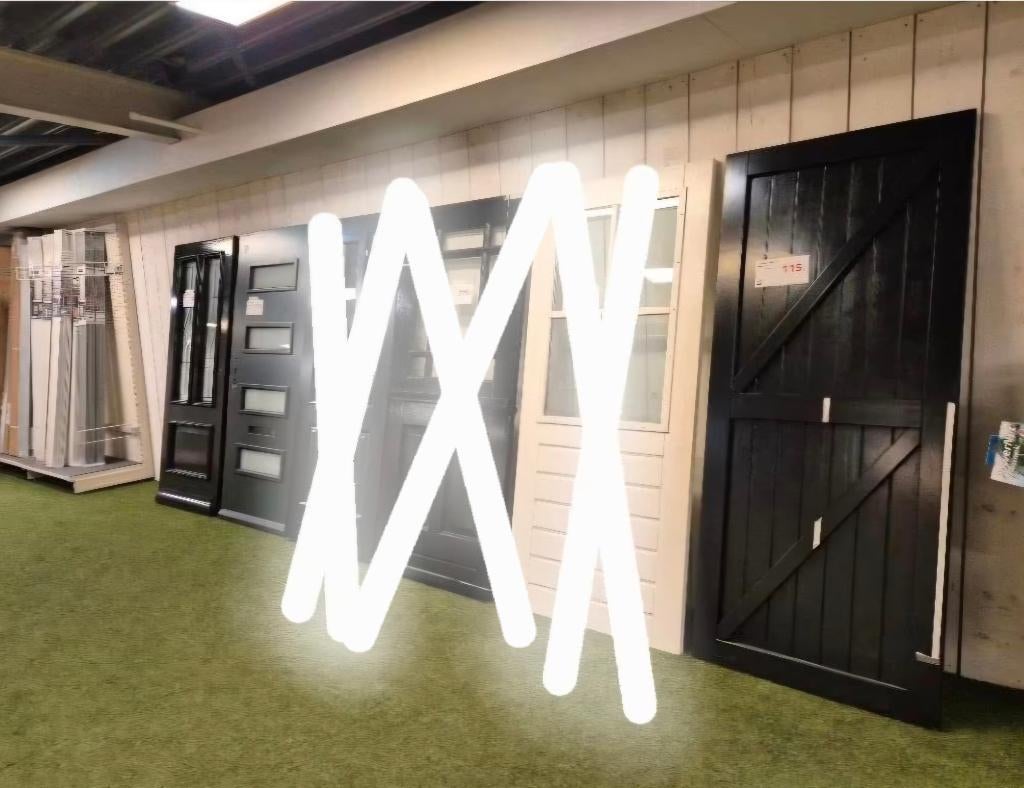 UITVERKOOP buitendeur showmodellen, Doe-het-zelf en Verbouw, Ophalen, Zo goed als nieuw