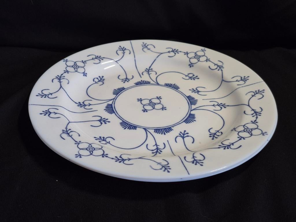 Arcopal blauw-witte dinerborden, Ophalen of Verzenden, Bord(en), Overige stijlen, Glas