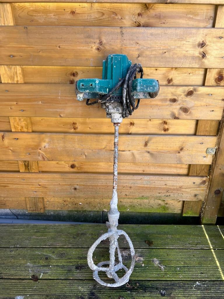 Parkside PFMR 1400 D3 verfmenger / betonmixer /mortelmixer, Ophalen