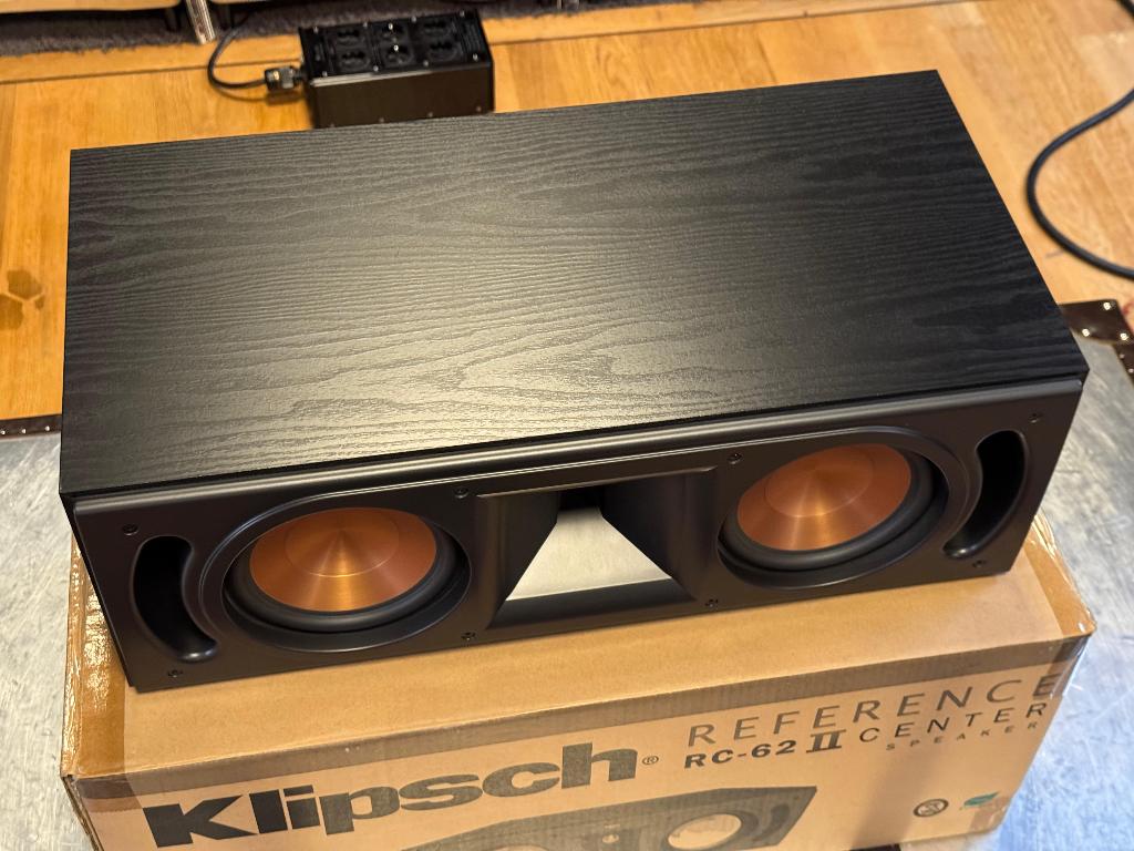 Klipsch RC-62 MKII, Gebruikt, 120 watt of meer, Front, Rear of Stereo speakers, Ophalen