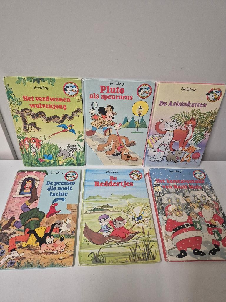 6 Disney klassiekers boeken, Verzamelen, Disney, Ophalen of Verzenden, Overige figuren, Gebruikt, Overige typen