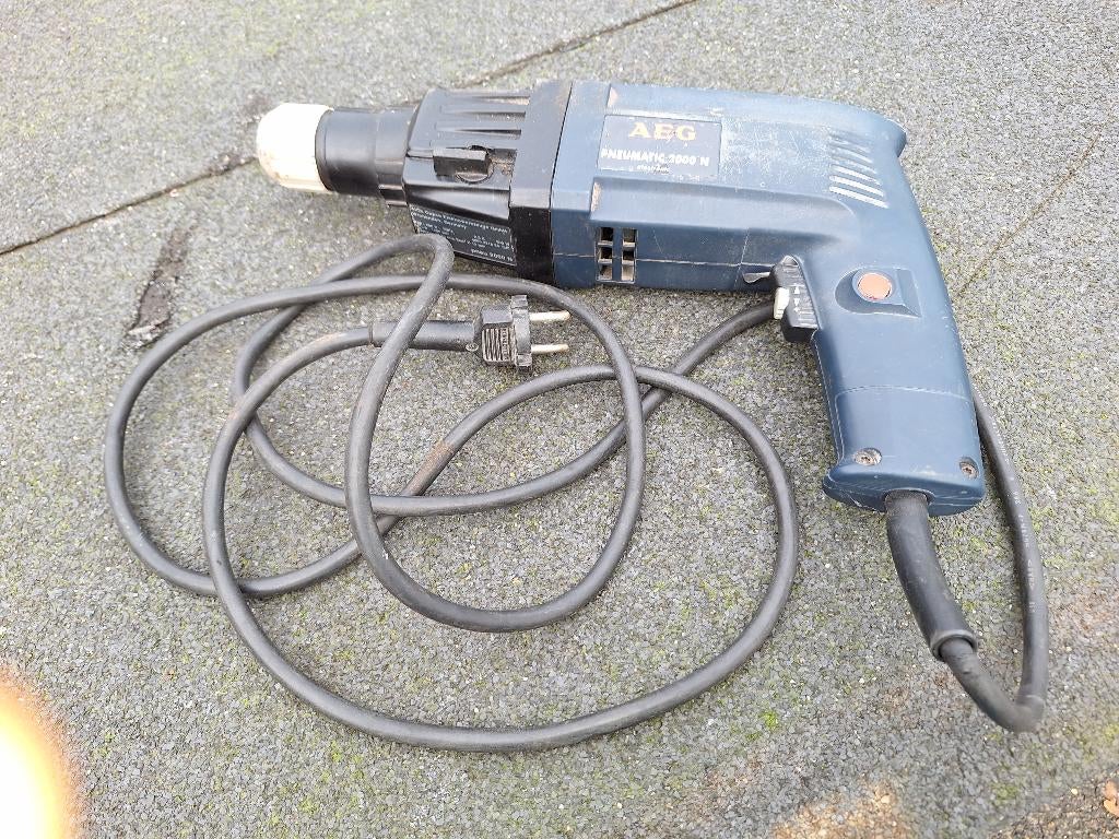 AEG klopboor machine, Gebruikt, Variabele snelheid, 400 tot 600 watt, Ophalen