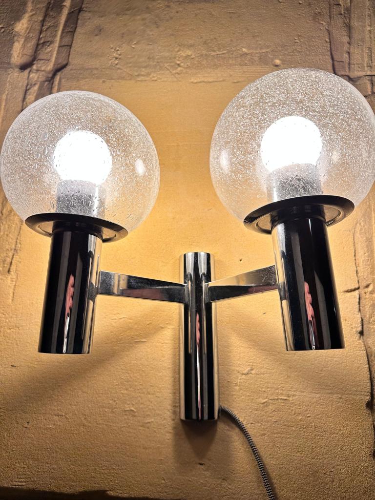 Vintage muurlamp OTT international, Niet ingevuld, Gebruikt, Mid century modern, Niet ingevuld