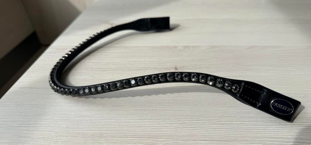 Passier waved frontriem full Grafiet, Dieren en Toebehoren, Ophalen of Verzenden, Zo goed als nieuw, Dressuur