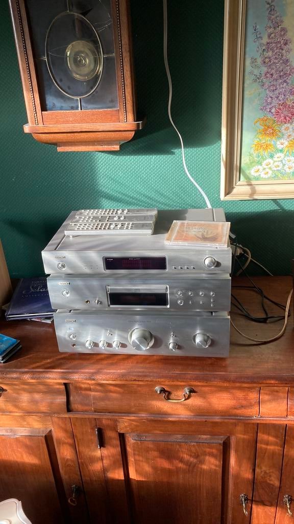 Denon stereoset , versterker pma 1500, cd en radio, Gebruikt, Denon, Ophalen of Verzenden, 60 tot 120 watt
