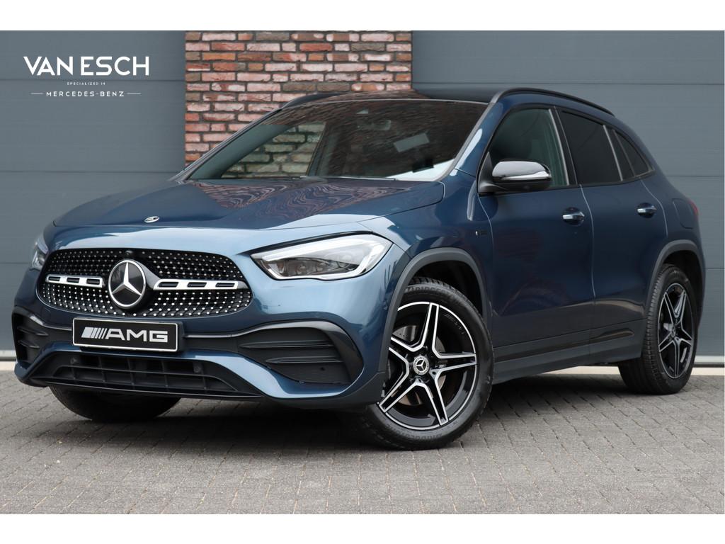 Mercedes-Benz GLA 250 e AMG Line | Panoramadak | Memory | Ad, Gebruikt, Met garantie (alle), Blauw, Bedrijf