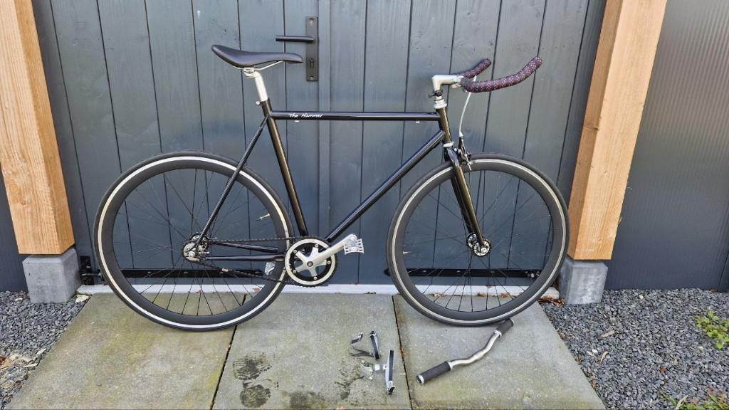 Singlespeed/ Fixed gear fiets (fixie) 56cm, Fietsen en Brommers, Fietsen | Racefietsen, Zo goed als nieuw, Overige merken, Minder dan 10 versnellingen