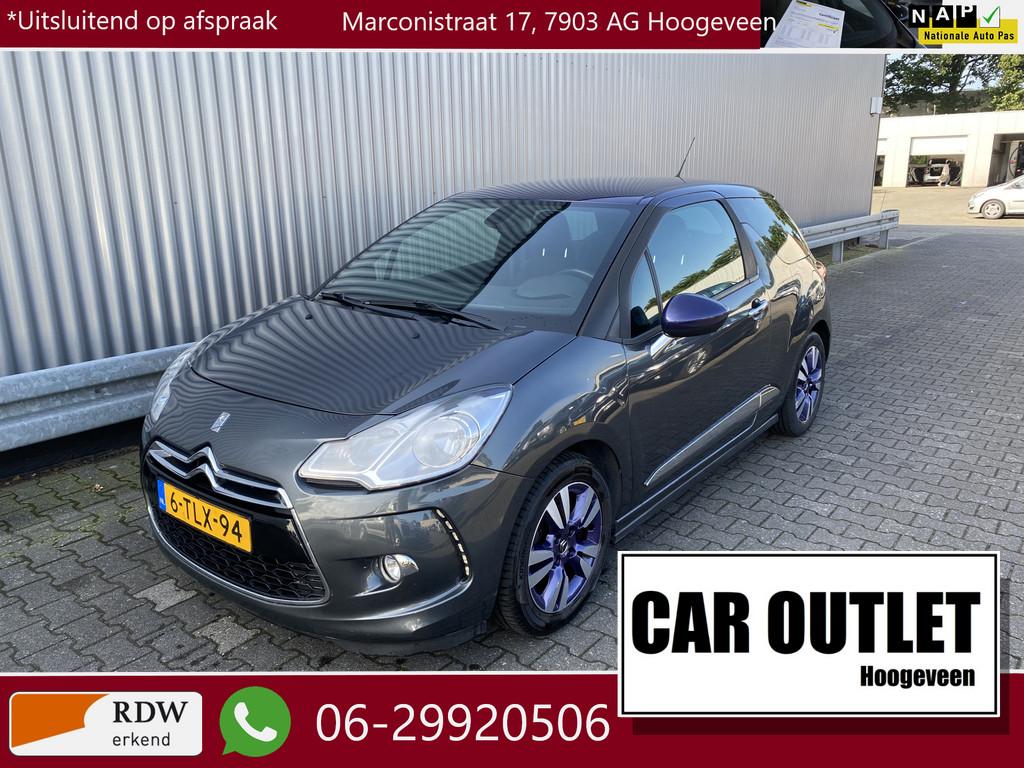 Citroën DS3 1.2 VTi Business Clima, Navi, CC, PDC, LM, z.g., Voorwielaandrijving, Stof, Gebruikt, 31 €/maand