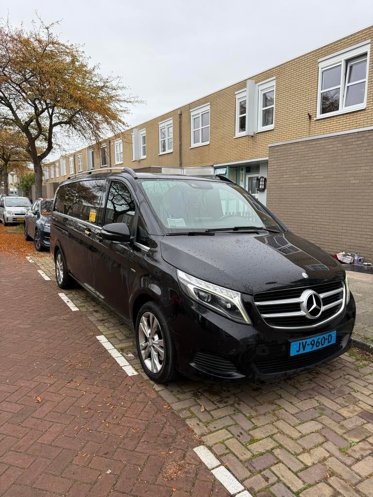 Mercedes-Benz V-Klasse 2.2 CDI V250 Extra Lang Taxiklaar, Auto's, Automaat, Achterwielaandrijving, 2000 kg, Zwart