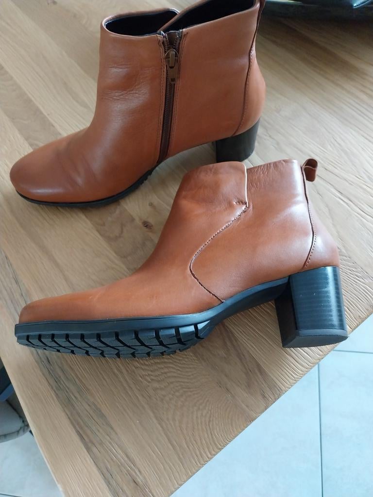 Medicus enkellaarsjes, cognac, maat 7 1/2, Medicus, Bruin, Lage of Enkellaarzen, Ophalen of Verzenden