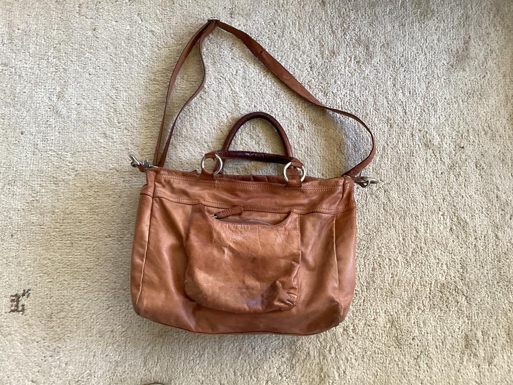 Handtas bruin, Ophalen of Verzenden, Gebruikt, Bruin, Handtas