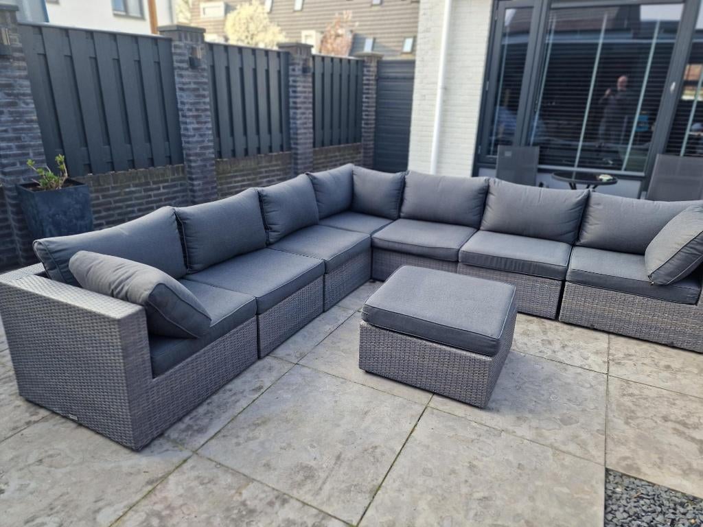 Hoek tuinbank, Ophalen, Zo goed als nieuw, Overige materialen