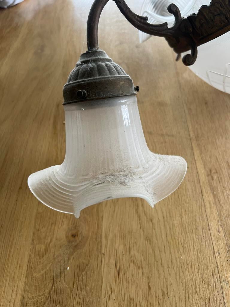 Art Nouveau plafondlamp, Ophalen of Verzenden