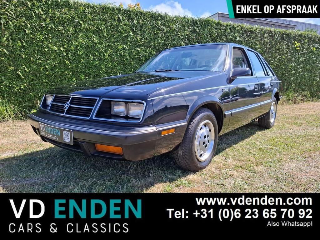 Dodge Lancer EFI Turbo - 1986 - 42ML origineel!, Auto's, Voorwielaandrijving, Stof, Zwart, Bedrijf