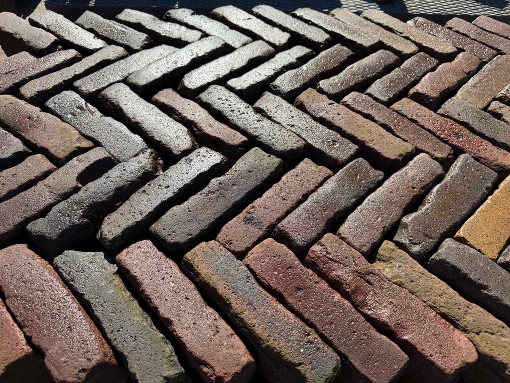 Oude Amsterdamse waaltjes, Tuin en Terras, Tegels en Klinkers, Ophalen of Verzenden, Zo goed als nieuw, Klinkers