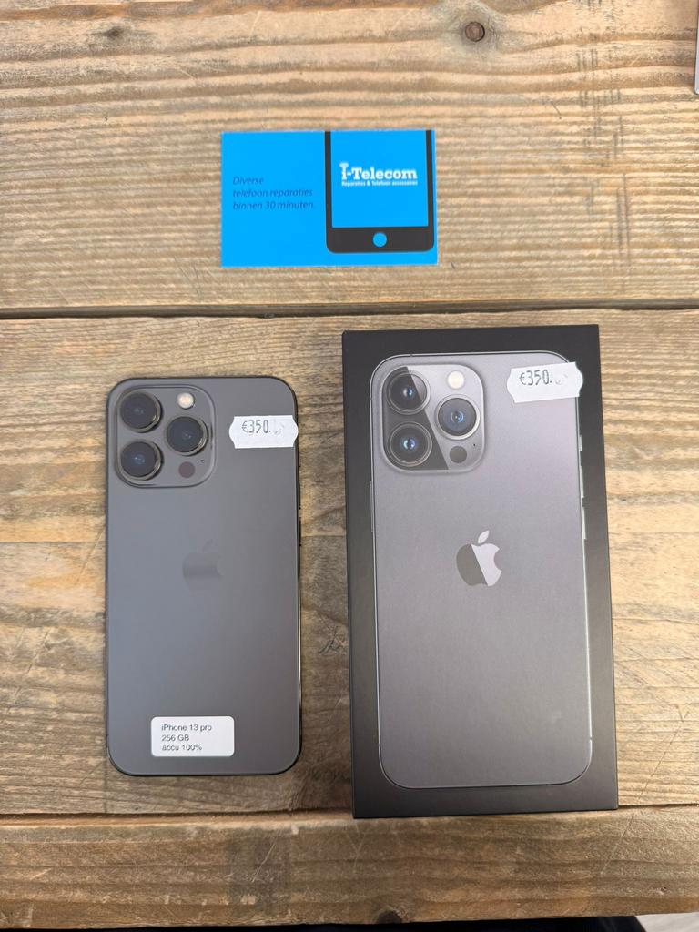 Iphone 13 pro graphite 256 GB met garantie 100%, Ophalen of Verzenden, Zo goed als nieuw, Overige typen, Apple iPhone