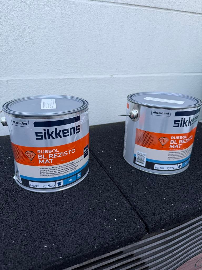 Sikkens Rubbol BL Rezisto Mat RAL 7016 - 1x2,5L Nieuw, Doe-het-zelf en Verbouw, Verf, Beits en Lak, 5 tot 10 liter, Nieuw, Ophalen of Verzenden